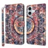 Чехол-книжка 3D Painting для  iPhone 16 Plus - Mandala
