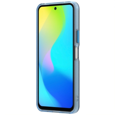 Противоударный чехол Candy Series для Xiaomi Poco M6 4G - синий