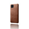 Противоударный чехол Calf Texture для Samsung Galaxy M22 - коричневый