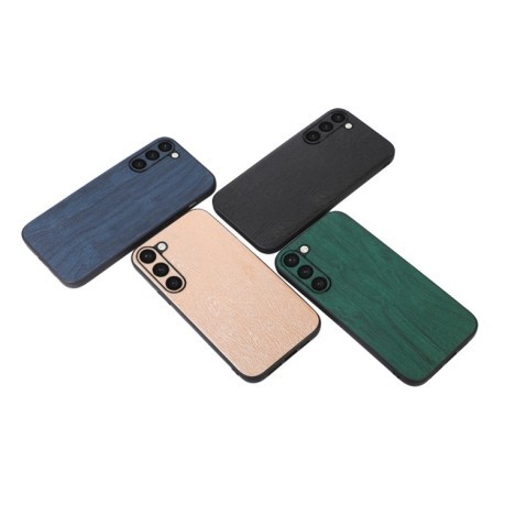 Протиударний чохол Wood Texture для Samsung Galaxy S23 5G - синій