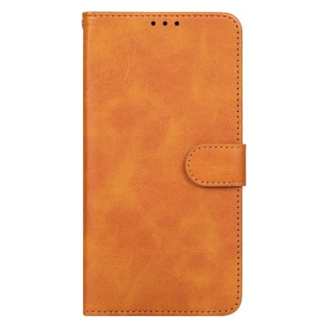 Чехол-книжка EsCase Leather для Xiaomi Redmi Note 12 Pro 5G - коричневый