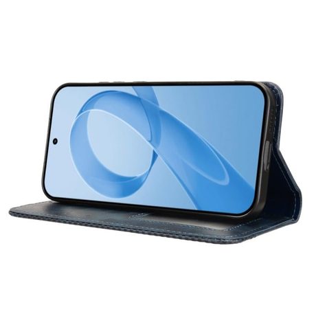 Чехол-книжка Magnetic Buckle Retro для Xiaomi Redmi K90 5G / Poco F8 Pro — синий
