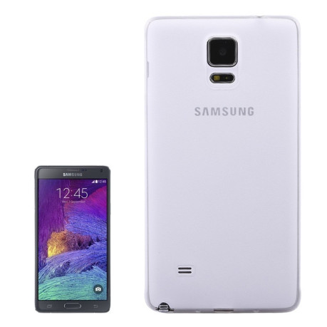 Ультратонкий Белый TPU Чехол 0.3 мм для Samsung Galaxy Note 4