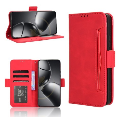 Чехол-книжка Skin Feel Calf на Xiaomi 14T Pro - красный
