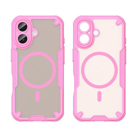 Чохол Armor Glaze з MagSafe Magnetic на iPhone 17 - рожевий