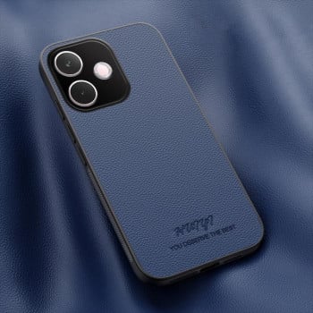 Чохол HUIYI Leather Magnetic для OPPO A5 Pro 5G - синій