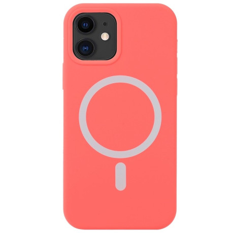 Противоударный чехол Nano Silicone (Magsafe) для iPhone 11 - розовый