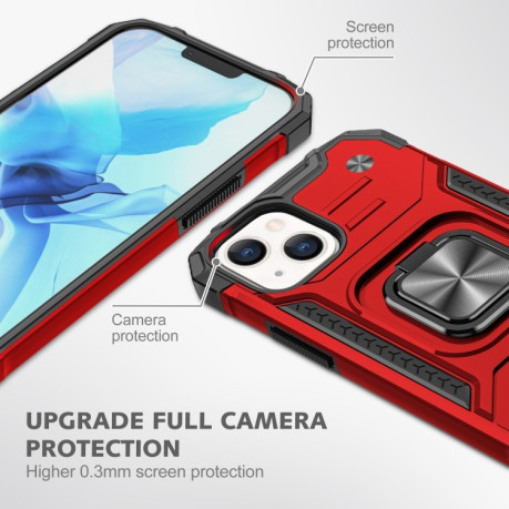 Протиударний чохол Magnetic Armor для iPhone 13 Pro - червоний