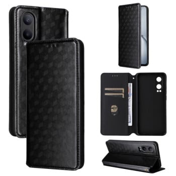 Чохол-книжка Cubic Grid Calf Texture для OnePlus Nord CE4 Lite - чорний