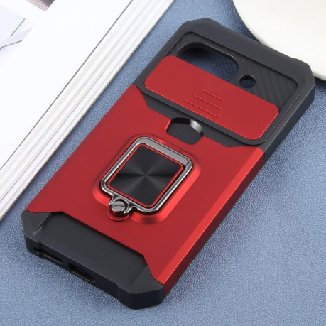 Противоударный чехол Armor Camera Shield для Google Pixel 9a - красный