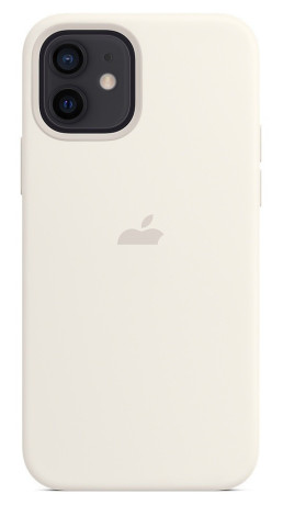 Силіконовий чохол Silicone Case White на iPhone 12 mini with MagSafe - преміальна якість