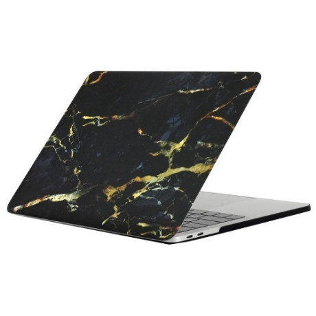 Мармуровий Чохол Marble Black Gold Texture для 2016 New Macbook Pro 13.3 A1706/ A1708