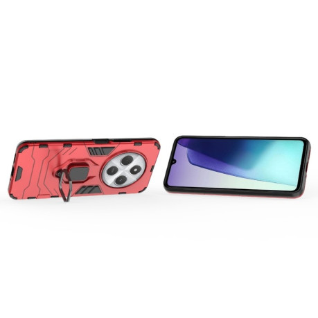 Противоударный чехол HMC 360 Degree Rotating Holder на Xiaomi Redmi 14C 4G/Poco C75/Redmi A4 5G - красный