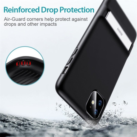 Противоударный чехол-подставка ESR Air Shield Boost на iPhone 11 -черный матовый