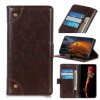Чохол-книжка Copper Buckle Nappa Texture Samsung Galaxy S22 Plus 5G - кавовий
