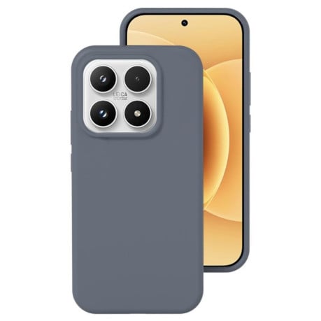 Силиконовый чехол Liquid Silicone Skin-friendly на Xiaomi 17 - Grey