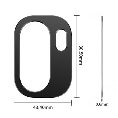 Защитное стекло на камеру Kalebol Metal Hollow Lens Protection Ring для OnePlus Ace 6