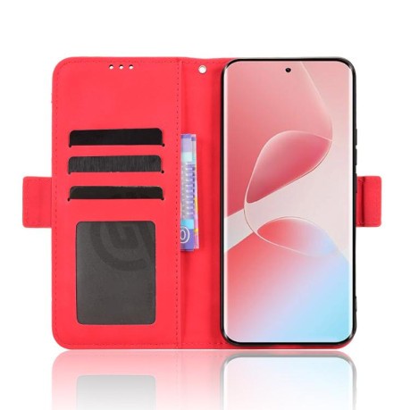 Чохол-книжка Skin Feel з м'якою фактурою Calf на Infinix Hot 60 Pro 4G - червоний