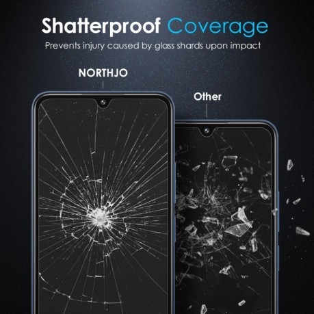 Защитное стекло NORTHJO A++ Screen Protector на Xiaomi Redmi 14C/Poco C75