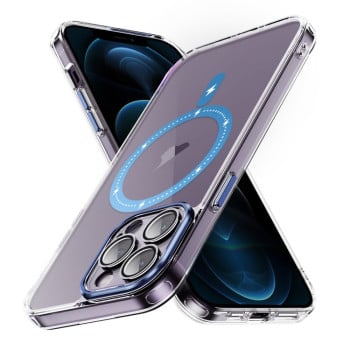 Чохол Airbag Shockproof MagSafe Phone Case для iPhone 12 Pro Max - синій