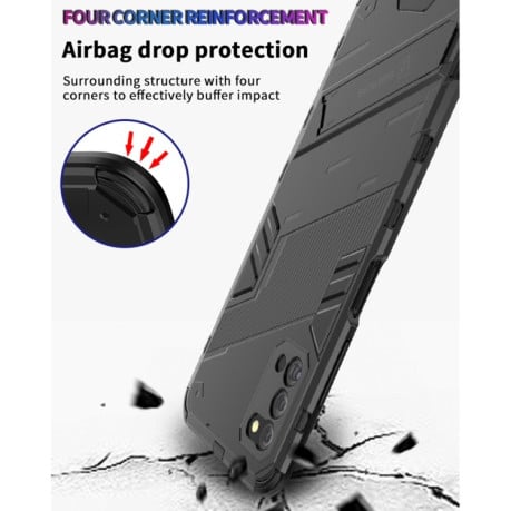 Протиударний чохол Punk Armor для Samsung Galaxy A03s - сірий