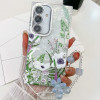 Противоударный чехол Flowers and Plants Series для Samsung Galaxy S25+ 5G - Green Plants