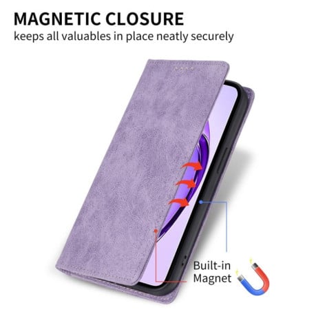 Чохол-книжка Business Solid Color із захистом від сканування RFID на Xiaomi Redmi 15C 5G / 4G EU 173mm / Poco C85 5G - фіолетовий