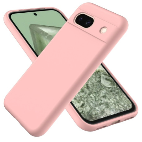 Силіконовий чохол Solid Color Liquid Silicone для Google Pixel 8a - рожевий