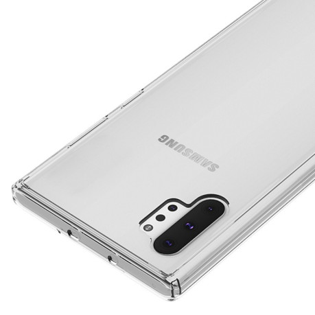 Ударозащитный чехол HMC Acrylic Protective Case на Samsung Galaxy Note10+Plus-розовый