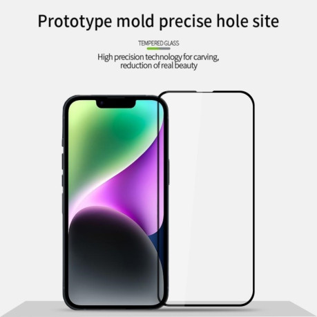 Защитное стекло MOFI 9H 3D Full Screen на iPhone 16e - черное