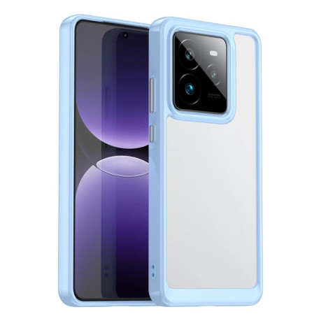 Противоударный чохол Colorful Acrylic Series для Realme GT 7 Pro - синий