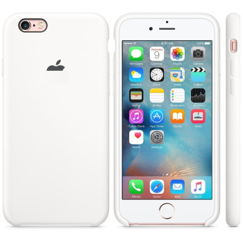 Силиконовый чехол Silicone Case White на iPhone 6 Plus/6S Plus