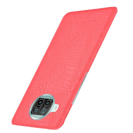 Ударопрочный чехол Crocodile Texture на Xiaomi Mi 10T Lite - красный