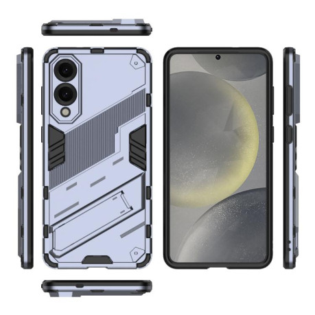Противоударный чехол Punk Armor для Samsung Galaxy S25 Edge 5G - серый