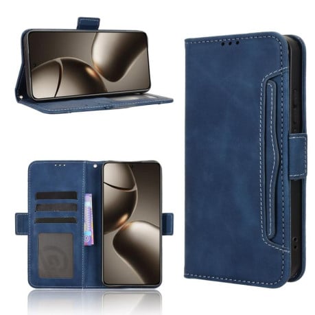 Чехол-книжка Skin Feel Calf на Xiaomi 15T 5G - синий