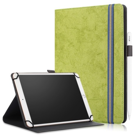 Универсальный чехол - книжка Marble Cloth Texture Horizontal Flip Universal Tablet для Планшета диагонали 9-11 inch - зеленый