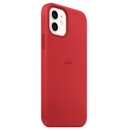 Силіконовий чохол Silicone Case Red на iPhone 12 mini with MagSafe - преміальна якість