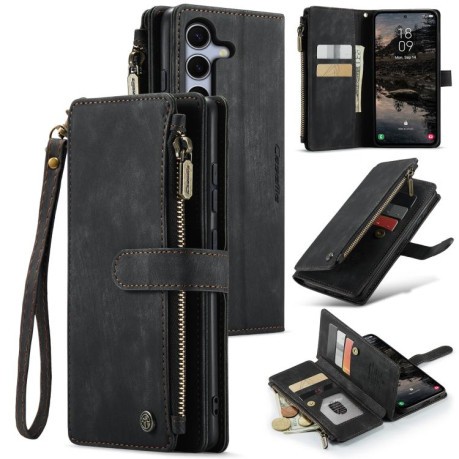 Чехол-кошелек CaseMe-C30 для Samsung Galaxy S25 5G - черный