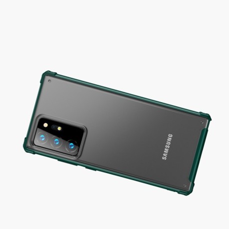 Противоударный чехол Magic Armor на Samsung Galaxy Note 20 Ultra - зеленый