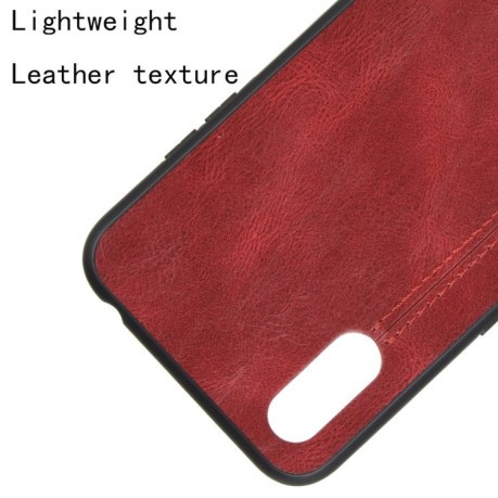Ударозащитный чехол Sewing Cow Pattern на Samsung Galaxy A01-красный