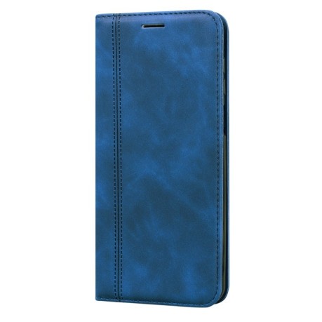 Чехол-книжка Frosted Business Magnetic на Xiaomi Redmi Note 9S - синий