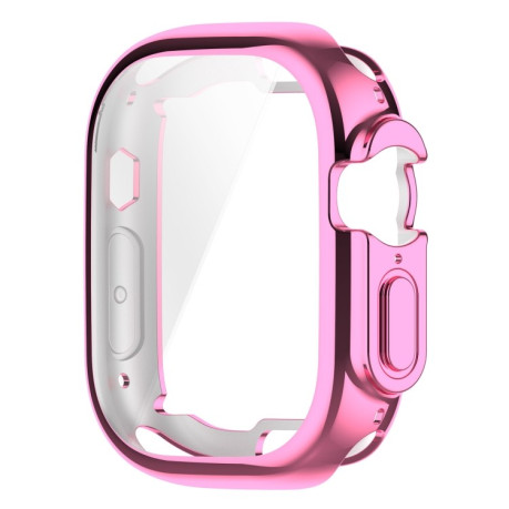 Противоударная накладка Electroplating для Apple Watch Ultra 49mm - розовая