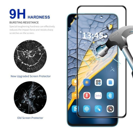 Захисне Скло ENKAY Easy Install High Alumina Silicon для Realme GT2 Pro / GT Neo2 - чорне