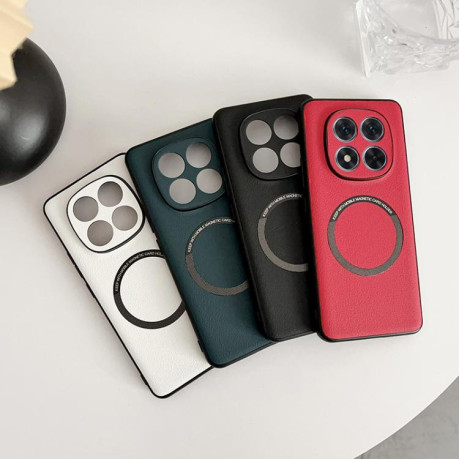 Противоударный чехол MagSafe Magnetic на Redmi Note 14 Pro 4G - зеленый