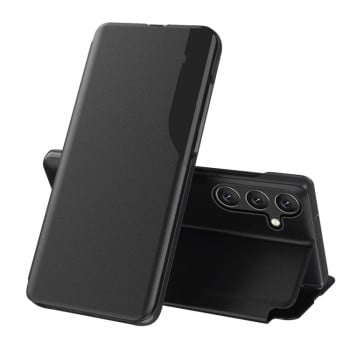 Чехол-книжка Clear View Standing Cover на Samsung Galaxy S25 FE 5G - черный