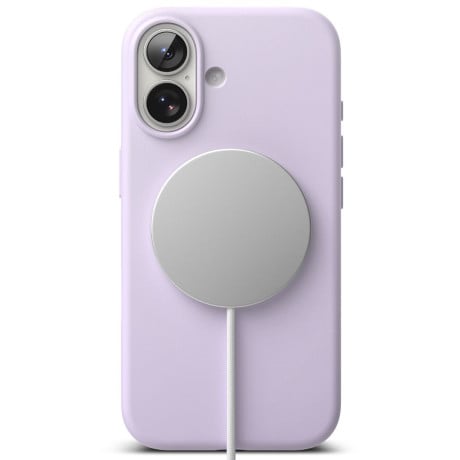 Оригінальний силіконовий чохол Ringke Silicone Magnetic з MagSafe на iPhone 17 - Purple