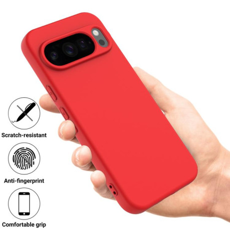 Силіконовий чохол Solid Color Liquid Silicone на Google Pixel 10 Pro XL - червоний