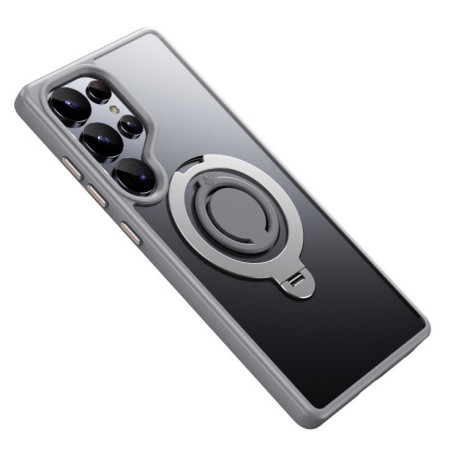 Протиударний чохол Frosted MagSafe with 360 Degree Rotating Holder  для Samsung Galaxy S25 Ultra 5G - сірий