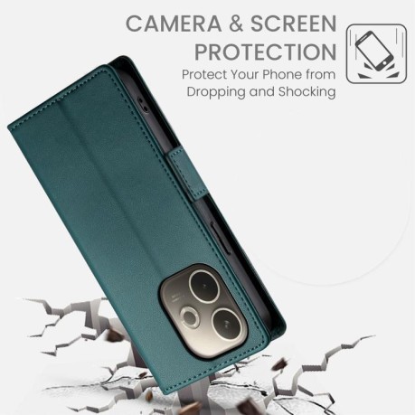 Чохол-книжка Side Buckle Magnetic Frosted Leather для OPPO A5 PRO 5G - зелений