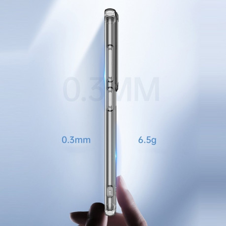 Противоударный чехол Wlons Ice Crystal для Samsung Galaxy S23+ 5G - черный